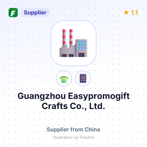 Guangzhou Easypromogift Crafts Co., Ltd. – summary card, no photo uploaded yet