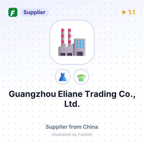 Guangzhou Eliane Trading Co., Ltd. – summary card, no photo uploaded yet