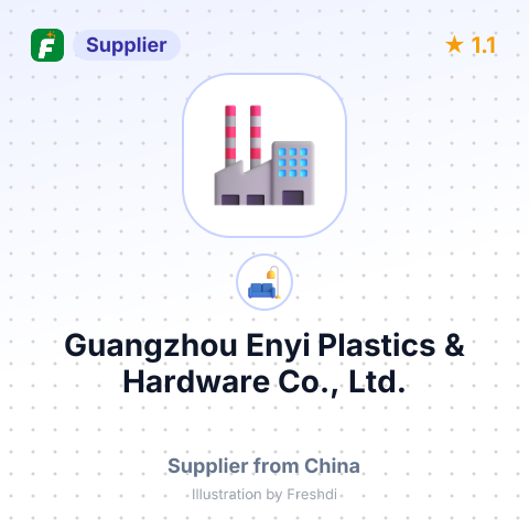 Guangzhou Enyi Plastics & Hardware Co., Ltd. – summary card, no photo uploaded yet