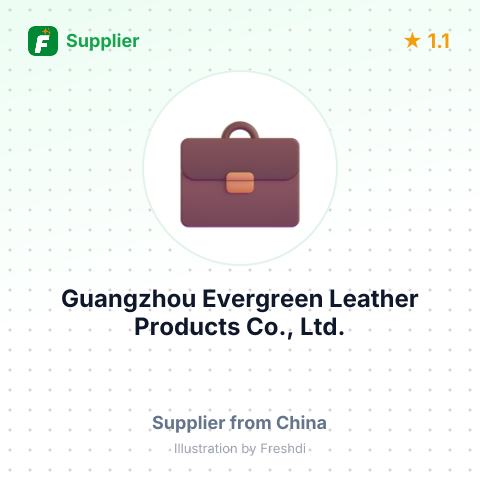 Guangzhou Evergreen Leather Products Co., Ltd. – summary card, no photo uploaded yet