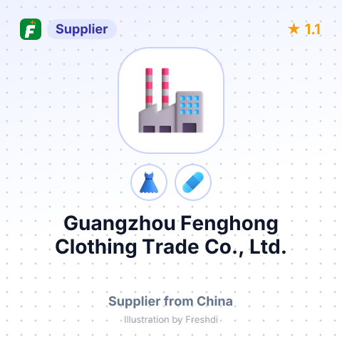Guangzhou Fenghong Clothing Trade Co., Ltd. – summary card, no photo uploaded yet