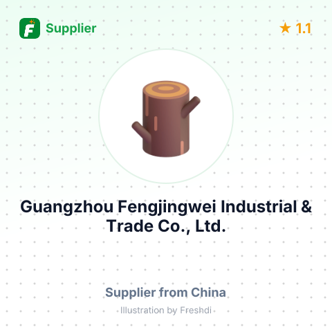 Guangzhou Fengjingwei Industrial & Trade Co., Ltd. – summary card, no photo uploaded yet
