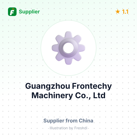 Guangzhou Frontechy Machinery Co., Ltd – summary card, no photo uploaded yet