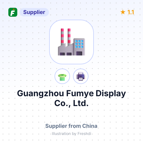 Guangzhou Fumye Display Co., Ltd. – summary card, no photo uploaded yet