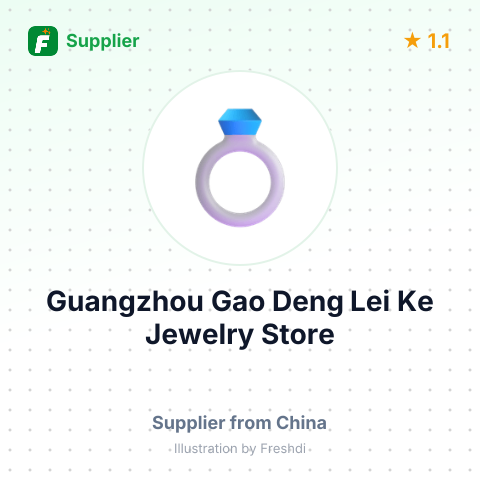 Guangzhou Gao Deng Lei Ke Jewelry Store – summary card, no photo uploaded yet