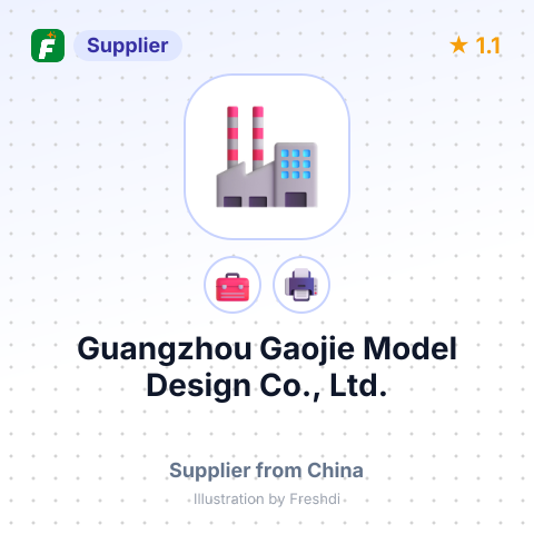 Guangzhou Gaojie Model Design Co., Ltd. – summary card, no photo uploaded yet