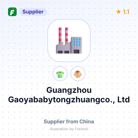 Guangzhou Gaoyababytongzhuangco., Ltd – summary card, no photo uploaded yet