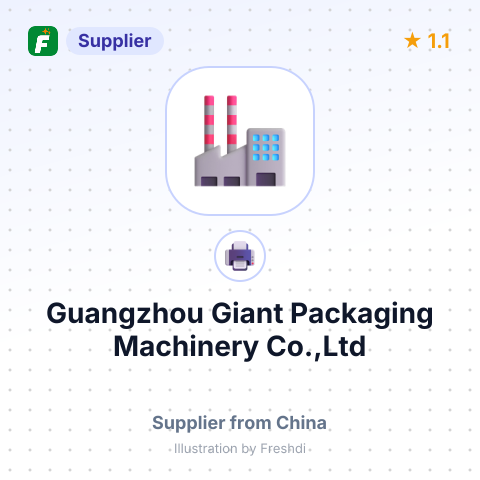 Guangzhou Giant Packaging Machinery Co.,Ltd – summary card, no photo uploaded yet