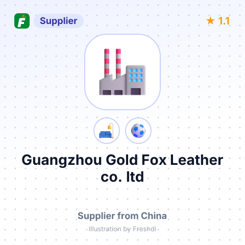 Guangzhou Gold Fox Leather co. ltd – summary card, no photo uploaded yet