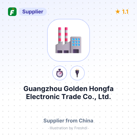 Guangzhou Golden Hongfa Electronic Trade Co., Ltd. – summary card, no photo uploaded yet