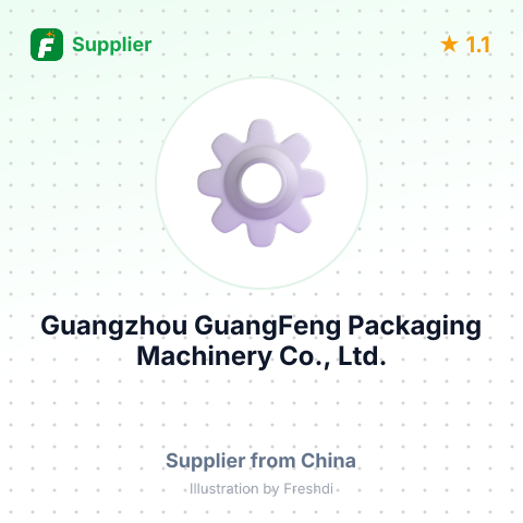 Guangzhou GuangFeng Packaging Machinery Co., Ltd. – summary card, no photo uploaded yet