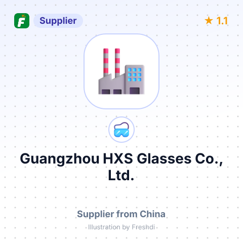 Guangzhou HXS Glasses Co., Ltd. – summary card, no photo uploaded yet