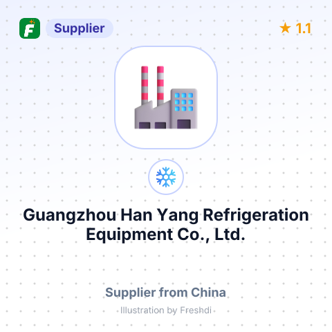 Guangzhou Han Yang Refrigeration Equipment Co., Ltd. – summary card, no photo uploaded yet