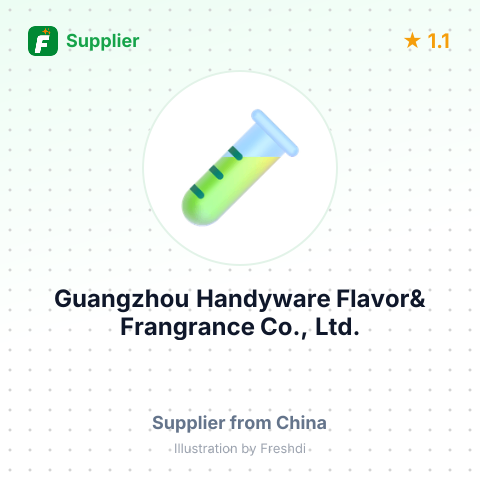 Guangzhou Handyware Flavor& Frangrance Co., Ltd. – summary card, no photo uploaded yet