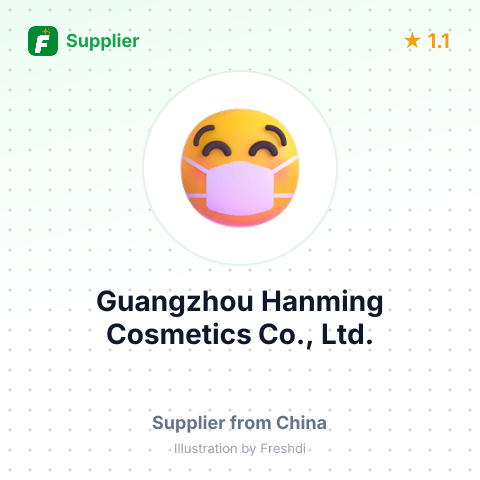 Guangzhou Hanming Cosmetics Co., Ltd. – summary card, no photo uploaded yet