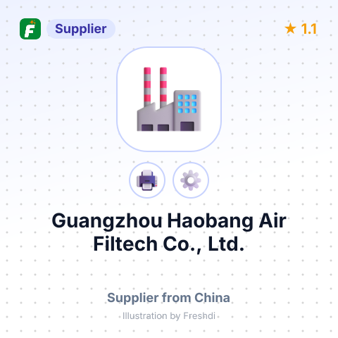Guangzhou Haobang Air Filtech Co., Ltd. – summary card, no photo uploaded yet