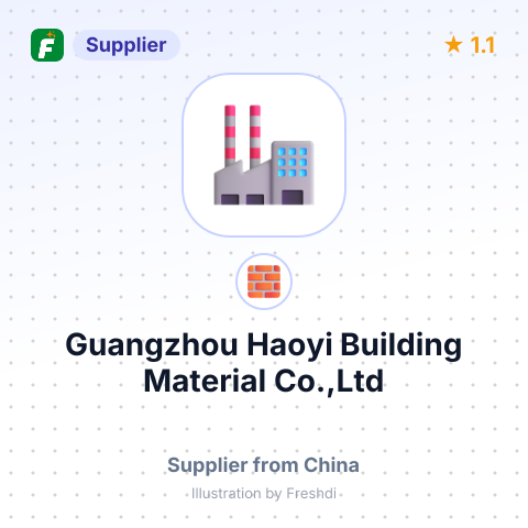 Guangzhou Haoyi Building Material Co.,Ltd – summary card, no photo uploaded yet