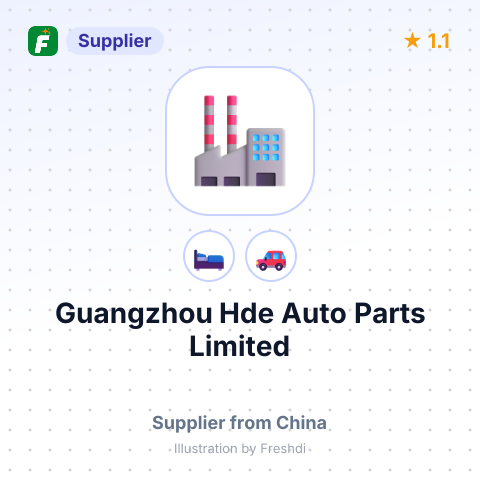 Guangzhou Hde Auto Parts Limited – summary card, no photo uploaded yet