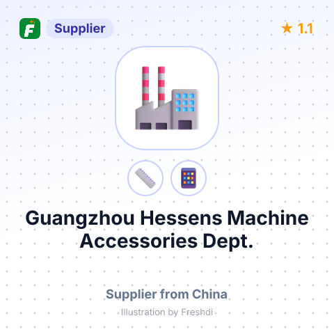 Guangzhou Hessens Machine Accessories Dept. – summary card, no photo uploaded yet