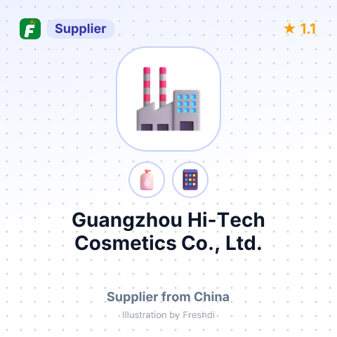 Guangzhou Hi-Tech Cosmetics Co., Ltd. – summary card, no photo uploaded yet