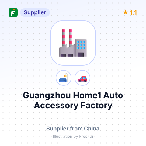 Guangzhou Home1 Auto Accessory Factory – summary card, no photo uploaded yet