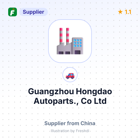 Guangzhou Hongdao Autoparts., Co Ltd – summary card, no photo uploaded yet