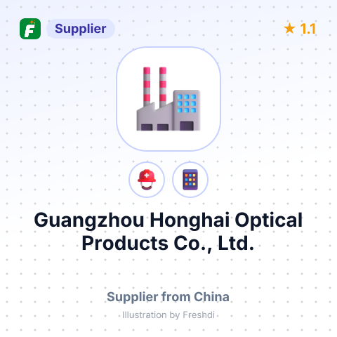 Guangzhou Honghai Optical Products Co., Ltd. – summary card, no photo uploaded yet