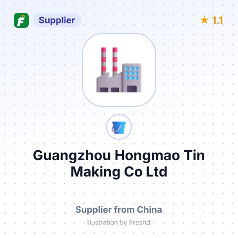 Guangzhou Hongmao Tin Making Co Ltd – summary card, no photo uploaded yet