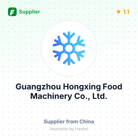 Guangzhou Hongxing Food Machinery Co., Ltd. – summary card, no photo uploaded yet
