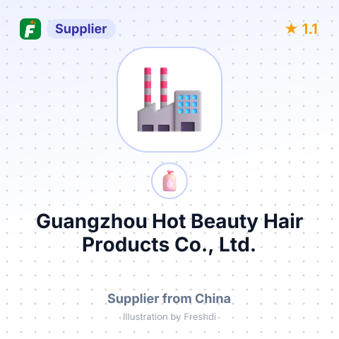 Guangzhou Hot Beauty Hair Products Co., Ltd. – summary card, no photo uploaded yet