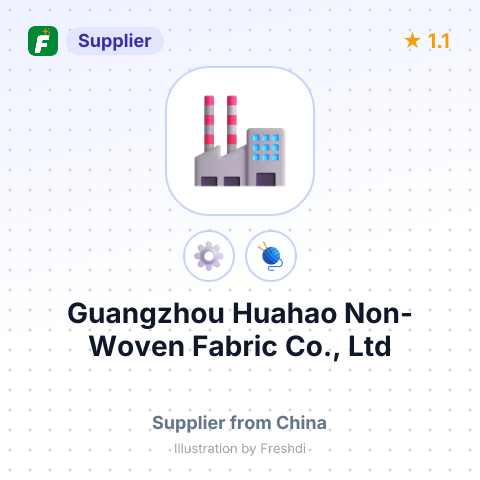Guangzhou Huahao Non-Woven Fabric Co., Ltd – summary card, no photo uploaded yet
