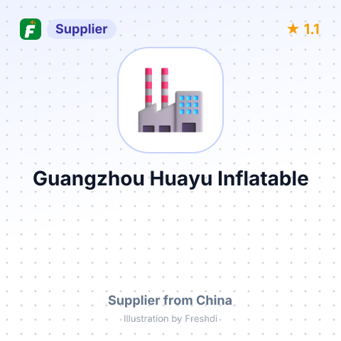 Guangzhou Huayu Inflatable – summary card, no photo uploaded yet