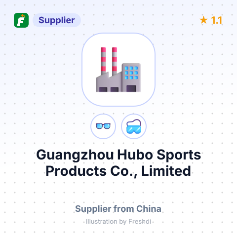 Guangzhou Hubo Sports Products Co., Limited – summary card, no photo uploaded yet