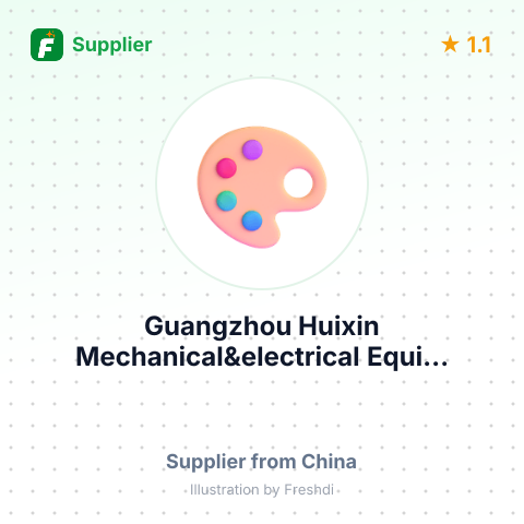 Guangzhou Huixin Mechanical&electrical Equi... – summary card, no photo uploaded yet