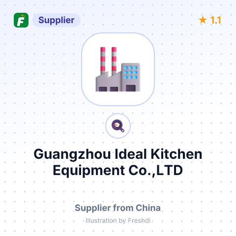 Guangzhou Ideal Kitchen Equipment Co.,LTD – summary card, no photo uploaded yet