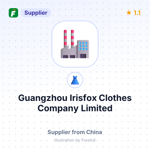 Guangzhou Irisfox Clothes Company Limited – summary card, no photo uploaded yet