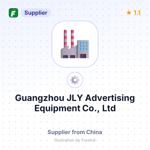 Guangzhou JLY Advertising Equipment Co., Ltd – summary card, no photo uploaded yet