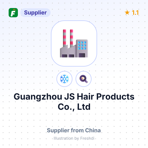 Guangzhou JS Hair Products Co., Ltd – summary card, no photo uploaded yet