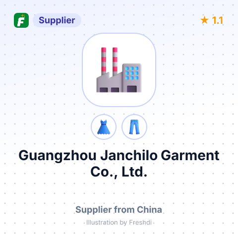 Guangzhou Janchilo Garment Co., Ltd. – summary card, no photo uploaded yet