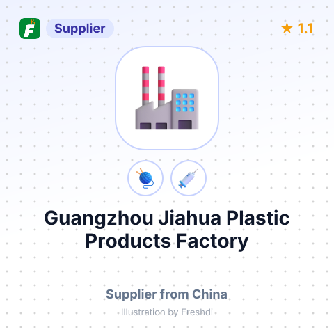 Guangzhou Jiahua Plastic Products Factory – summary card, no photo uploaded yet