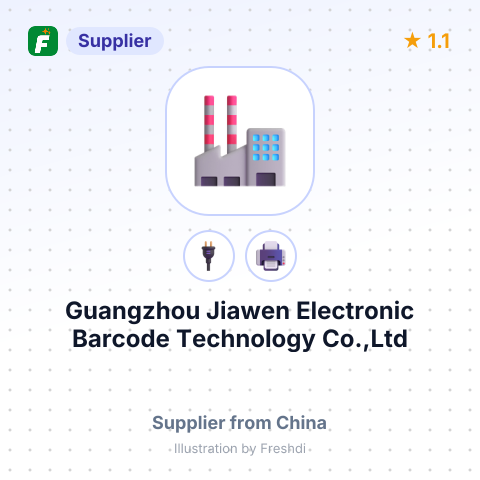 Guangzhou Jiawen Electronic Barcode Technology Co.,Ltd – summary card, no photo uploaded yet