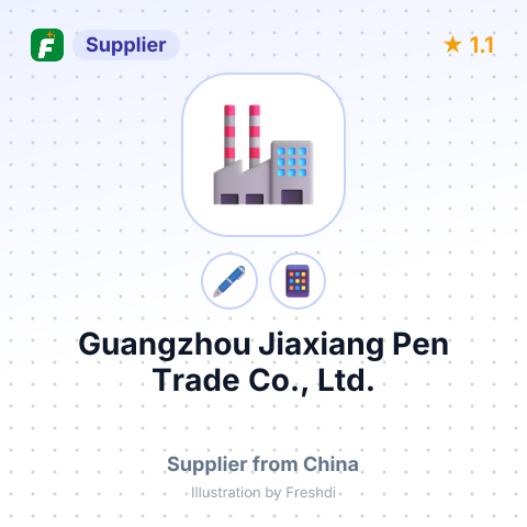 Guangzhou Jiaxiang Pen Trade Co., Ltd. – summary card, no photo uploaded yet
