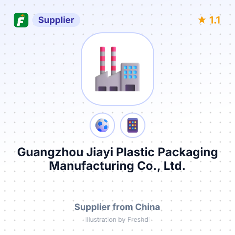 Guangzhou Jiayi Plastic Packaging Manufacturing Co., Ltd. – summary card, no photo uploaded yet