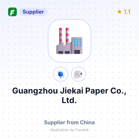 Guangzhou Jiekai Paper Co., Ltd. – summary card, no photo uploaded yet