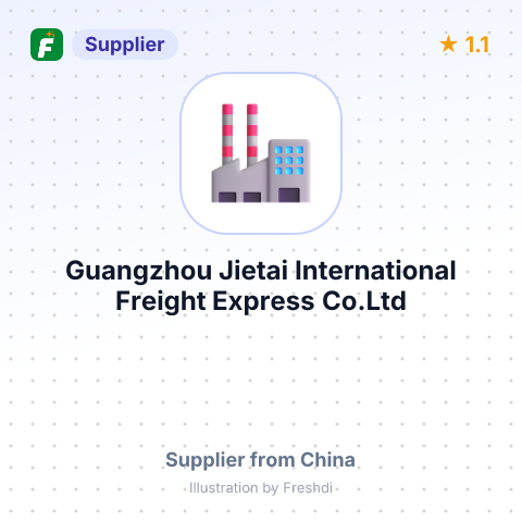 Guangzhou Jietai International Freight Express Co.Ltd – summary card, no photo uploaded yet