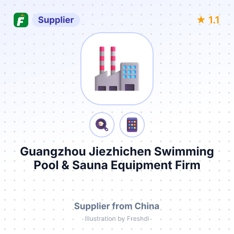 Guangzhou Jiezhichen Swimming Pool & Sauna Equipment Firm – summary card, no photo uploaded yet