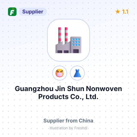 Guangzhou Jin Shun Nonwoven Products Co., Ltd. – summary card, no photo uploaded yet