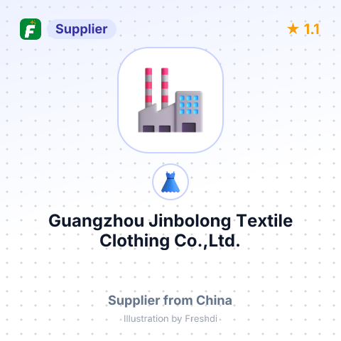 Guangzhou Jinbolong Textile Clothing Co.,Ltd. – summary card, no photo uploaded yet