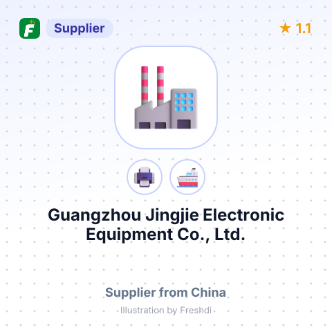 Guangzhou Jingjie Electronic Equipment Co., Ltd. – summary card, no photo uploaded yet