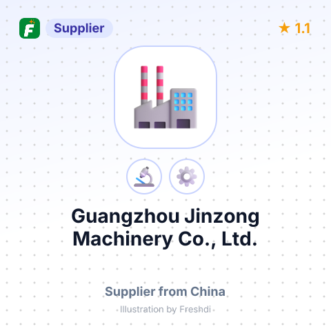 Guangzhou Jinzong Machinery Co., Ltd. – summary card, no photo uploaded yet